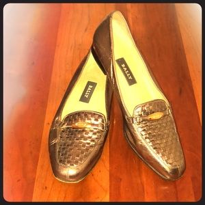 Hold:  Bally Metallic Dress Shoes for Ladies